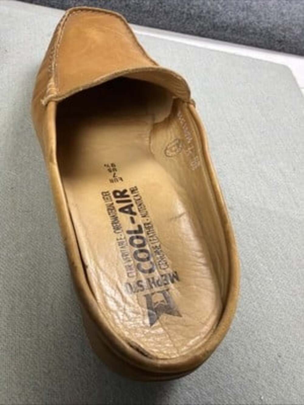 Mephisto Cool-Air Suede Leather Mule Slip On Tan Comfort Shoes US 9.5 - Picture 5 of 8
